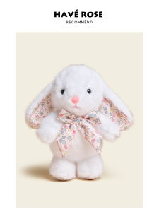 Original HAVEROSE Rabbit Plush Toy Office Desk Decorative Accessories Emotional Stabilizer Small Batch Cute Home Goods