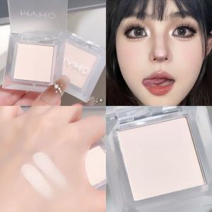 Monochrome Matte White Eyeshadow Makeup Waterproof Lasting Smoky Black Eye Makeup Natural Brighten Eyeshadow Highlighter Palette