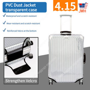 Transparent PVC Luggage Cover DustProof Waterproof Trolley Suitcase Cover Travel Case Cover