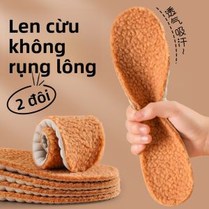 LINGMIAO | Warm Wool and Latex Insoles Anti-shedding Soft and Comfortable