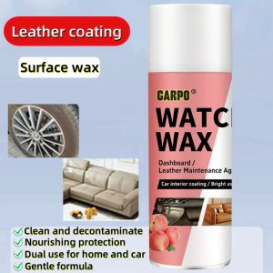 500ml/450ml Plastic Refurbished L Agent Car Interior Dashboard Wax Dustproof Polishing Plastic Leather Watch Wax For Car Interior Car Interior Cleaning Spray Waxing Polish Decontamination Maintenance Dashboard watch wax interior spray