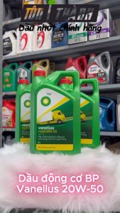 [ Combo bảo dưỡng ] 2 Bình nhớt động cơ Diesel BP Vanellus Multi 20W-50 API CF-4 (5L) + Súc động cơ Castrol