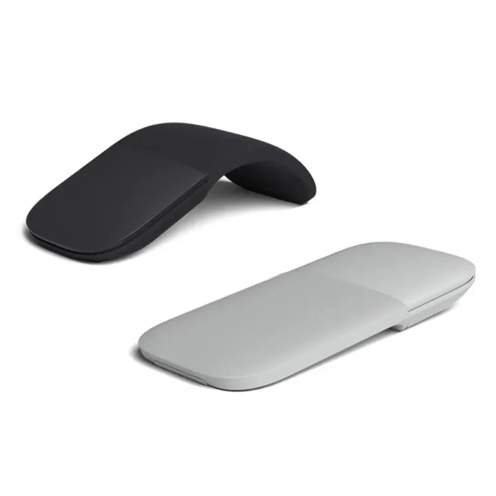 Wireless Ergonomic Mouse Folding Bluetooth Mouse Bluetooth Foldable Wireless Ergonomic Arc Touch Computer Mouse Silent PC Mouse