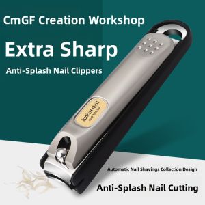 CMGF | Large Anti-Splash Titanium Oblique Nail Clippers 1pcs