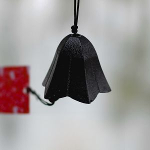 จี้ลมเหล็กหล่อสไตล์ญี่ปุ่น ตกแต่งสวนกลางแจ้ง ตกแต่งประตู ของขวัญวินเทจ เครื่องมือเหล็ก จี้ลม จี้ลม จี้ลม จี้ลม