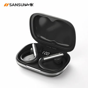 SANSUI W33 Wireless Earbuds: Comfortable & Unique Semi-In-Ear Design Headphones