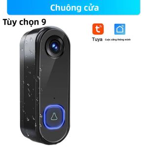 Chuông Cửa Video Không Dây TUYA WiFi 1080P Với Tầm Nhìn Ban Đêm Hồng Ngoại Camera Chuông Cửa Thông Minh Tương Thích Với Alexa & Google