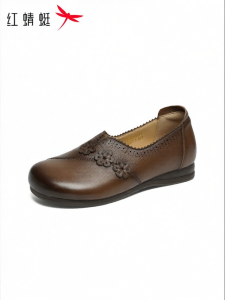 Reddragonfly | Comfortable Genuine Leather Senior Ladies Leather Shoes