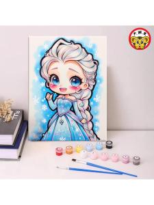 FENGHONGTAO | Tranh Vẽ Số Hóa DIY Công Chúa Hoạt Hình