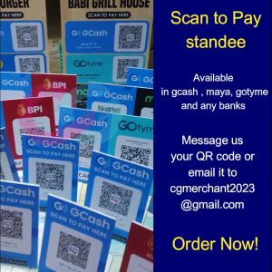 Customized Sintraboard QR Code Standee Table top standee 3mm sintraboard