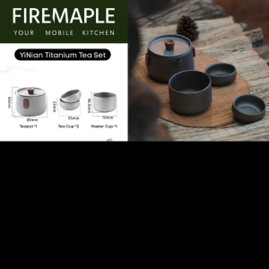 FIREMAPLE Yinian Titanium Kungfu Tea Set