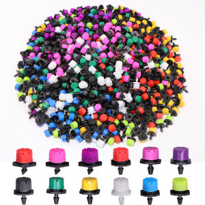 10-1000PCS Adjustable 8 Holes Dripper Sprinkler Garden Irrigation Nozzle Emitter Micro Drip Balcony Yard Greenhouse Watering