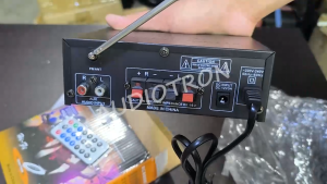 Amplifier Car Stereo AK-699 BT with Bluetooth/USB/TF/FM Hi-Fi Stereo Audio AC/DC Amplifier