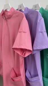 Bộ Đồ Y Tế Nữ Niaahinn Chất Liệu Polyester Pha Elastane Nhiều Màu Dùng Cho Bệnh Viện Thú Y Phòng Khám Nha Khoa Và Phẫu Thuật.