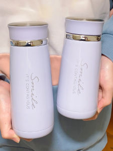 Cốc Nước Cách Nhiệt Bằng Thép Không Gỉ 304 Có Giá Trị Thẩm Mỹ Cao Cốc Trà Di Động Đơn Giản Cho Nam Và Nữ Phong Cách Kinh Doanh Sinh Viên