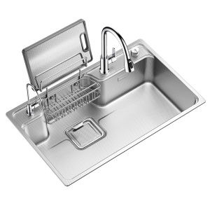 JIAYUN | Chậu Rửa Đa Năng Phong Cách Nhật Bản Inox 316L