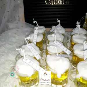 Mini Beer Candle*Strawberry Scent*(Souvenir/Giveaway/Display)