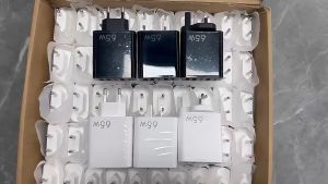 Củ sạc nhanh 65W chuẩn GaN (2 Type-C - 3 USB)