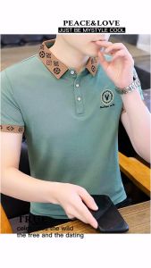 Kaos Polo Pria/V Neck Polo Shirt Kaos Kerah Pria/Slim Fit Baju Polo/Berkerah Atasan Pria Kemeja casual/ Kaos Kerah Polo Premium Terlaris Terlaris