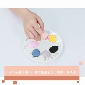 【COD】Mini Finger Spons Puff Air Cushion Concealer Bedak Foundation BB Cream Spon Wajah Beauty Alat Kecantikan -💞Margot