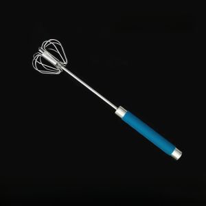 Semi-Automatic Stainless Steel Egg Beater Manual Egg Whisk Kitchen Tool for Home Use Egg And Cream Whipping Device