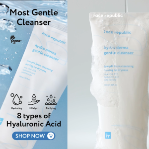 Face Republic Hydro Derma Gentle Cleanser 100mL [Dry Sensitive Skin Hydrating Soft Mild pH/Ceramide NP] Vegan KBeauty Skincare