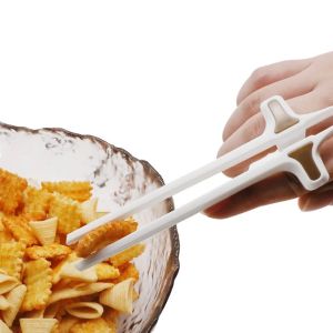 3 PCS Bundle 5 Inch Finger Chopstick Snack Holder for Playing Game/Working not dirtying with oily or stains on surfaces