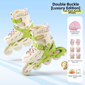 LIWAN | Children and Adult Beginner Safe Lock Roller Skates