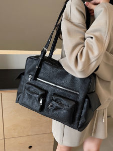 Fashionable Large Capacity Womens Shoulder Bag Casual Handbag Commuter Tote Bag Quality Leather Handbags for Women