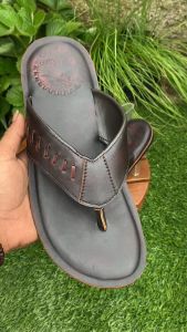 Sandal Kulit Pria Dewasa Jepit Full Kulit 100%