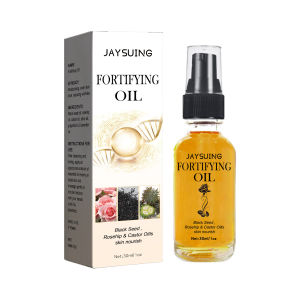 Jaysuing Fortifying Oil Face Black Seed Castor Oills Hydrating Anti-Aging Wrinkle Remove Soothing Oil Control Moisturizing Relieve Dryness Dull Skin Enlarged Pores Spot Acne Dry Skin Sagging Skin Sensitive Skin Nourish 30ml
