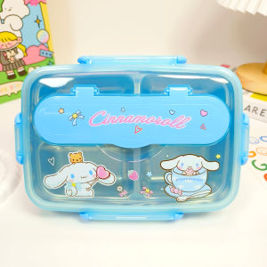 Cute Cartoon 304 Stainless Steel Insulated Lunch Box School Specialty Bento Box Freshness Preservation Rectangular Shape Children