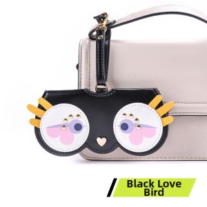 Portable Anti-Pressure Soft Leather Eyeglass Case