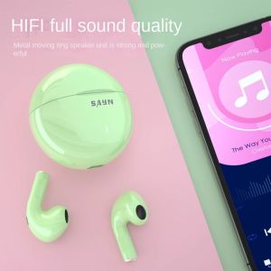 Private Wireless Bluetooth Headset 5.3 Stereo Game Headset Sports Running Earplug Macarone Multi Color