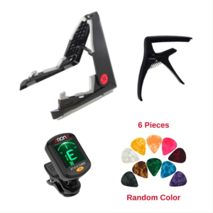 [SET] AROMA (AUS-02) Ukulele Stand (for 21 23 26 Inch 寸 Soprano Concert Tenor) + Tuner + Ukulele Capo 烏克麗麗尤克里里