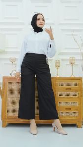 CELANA KULOT WANITA TERBARU TM BUSANA KATUN STRETCH/ALL SIZE FIT TO XL/CELANA KERJA/KASUAL