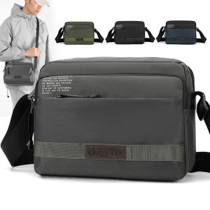 Túi Đeo Vai Đơn Nam Oxford Canvas Túi Đeo Chéo Phong Cách HongKong Thời Trang Mới 2025 Túi Đeo Vai Bằng Vải Nylon Cho Thanh Thiếu Niên