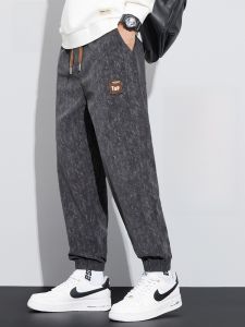 ROMON | Romon Corduroy Mens Pants Autumn Winter Trendy Brand Heavyweight Sweatpants Loose Sports Casual Long Trousers For Men