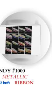 #1000 Metallic Ribbon 33 Yard per Roll Glitter Ribbon for DIY Crafts and Projects All Occassions
