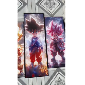 Bộ 5 Tấm Tranh Tráng Gương Ghép Decor DRAGON BALL - 7 VIÊN NGỌC RỒNG - SONGOKU Treo phòng khách có khung COMPOSITE