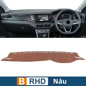 Tấm Phủ Taplo Xe VW Polo AW1 BZ1 2017-2025 Chống Tia UV Chống Trơn Trượt Chống Chói Chất Liệu Polyester/flannel Phụ Kiện Trang Trí Nội Thất