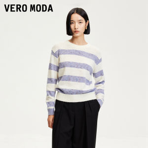 Vero Moda | Áo Sweater Len Nữ Mới Thiết Kế Thu Đông Với Sọc Bóng
