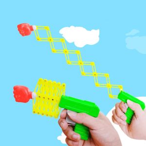 Retractable Fist Shooter Trick Toy Gun Funny Children Kids plastic Party Festival Gifts For fun Classic Elastic Telescopic Fist Toy