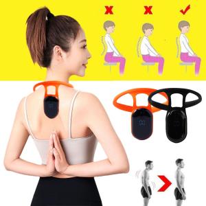 Smart Posture Corrector Micro Vibration Reminder Sensor Back Neck Hump Correction Training Tool for Adults Kids Easy to Wear