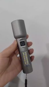 Lampu suluh Zooming Flashlight Torch Light Alloy Super bright LED rechargeable zoom with side light Super Terang Outdoor Waterproof LED Zoomable tactical Flashlight mini Portable Lighting Camping light