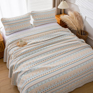 Pure Cotton 6 Layer Muslin Bed Sheet Breathable Sweat Absorbent Non-Stick Body Four Seasons Machine Washable Universal Bedding