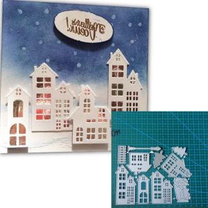 House door metal cutting dies mold Scrapbooking decoration paper craft knife mould blade punch template Embossing stencils