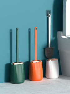 Luxury Silicone Toilet Brush for Home Bathroom Cleaning No Dead Angles High End Sanitary Tools Disposable Toilet Sweeper