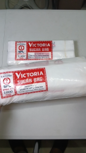 1000pcs Victoria Sugar Bag #1 and #2 Repack Clear Thick PE Bags Durable Safe to Use Ice bag