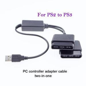 1PC Bộ Chuyển Đổi Bộ Điều Khiển PC Hai Trong Một Cáp Chuyển Đổi USB Sang PS2/PS3 Và Bộ Chuyển Đổi Bộ Điều Khiển PS2 Sang PS3 Cho Phụ Kiện Chơi Game